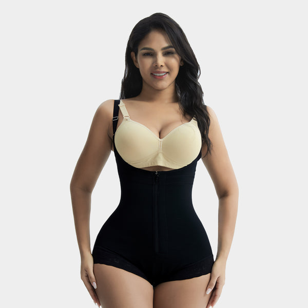 GQF  Zipper Open Bust Bodysuit 7200