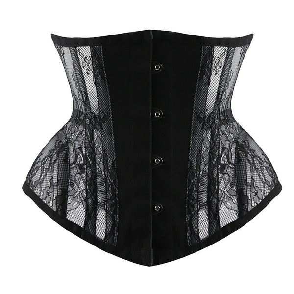 Hourglass Mesh Waist Trainer - Regal Lace Corset Belt